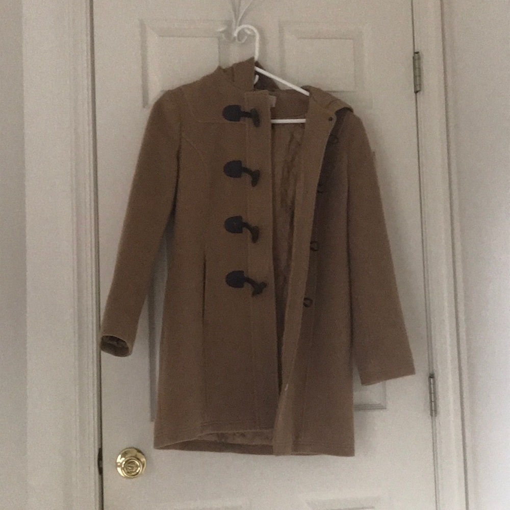 LL bean lambswool duffel coat